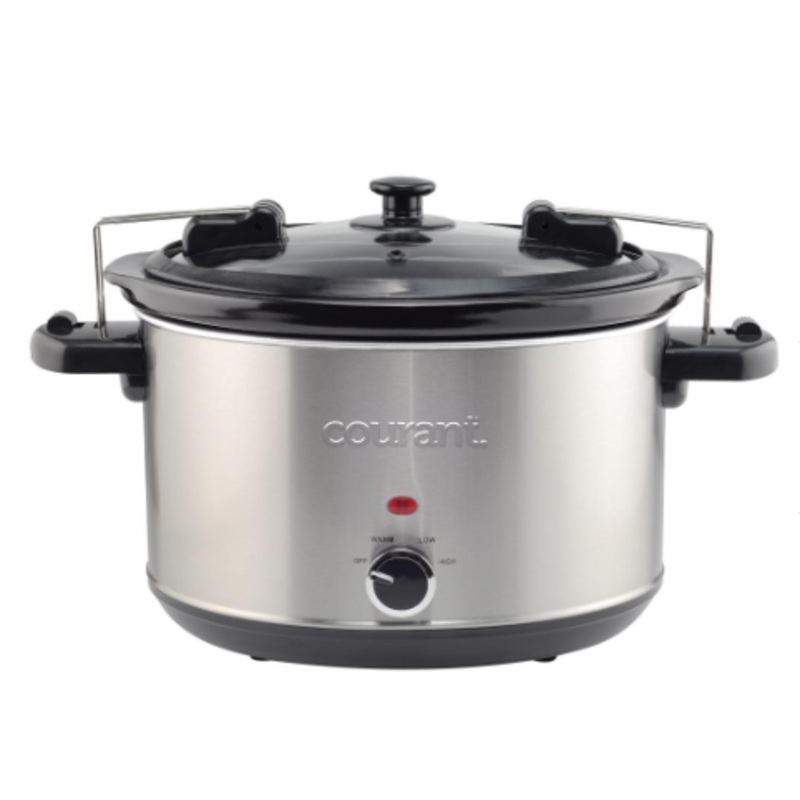 Courant 6-QT Locking Slow Cooker - Stainless Steel