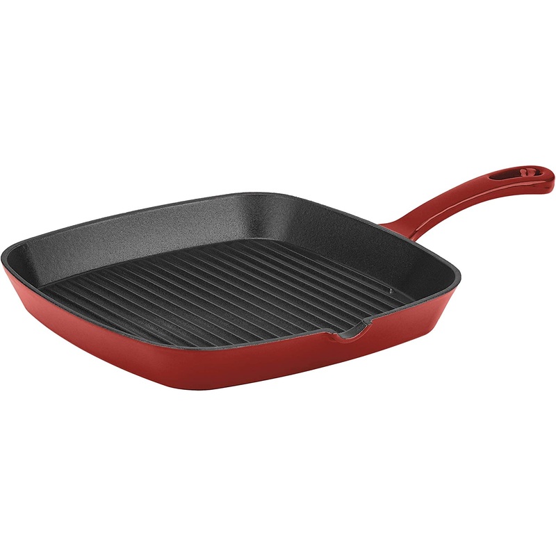 Cuisinart Chef's Classic Enameled Cast Iron 9-1/4-Inch Square Grill Pan