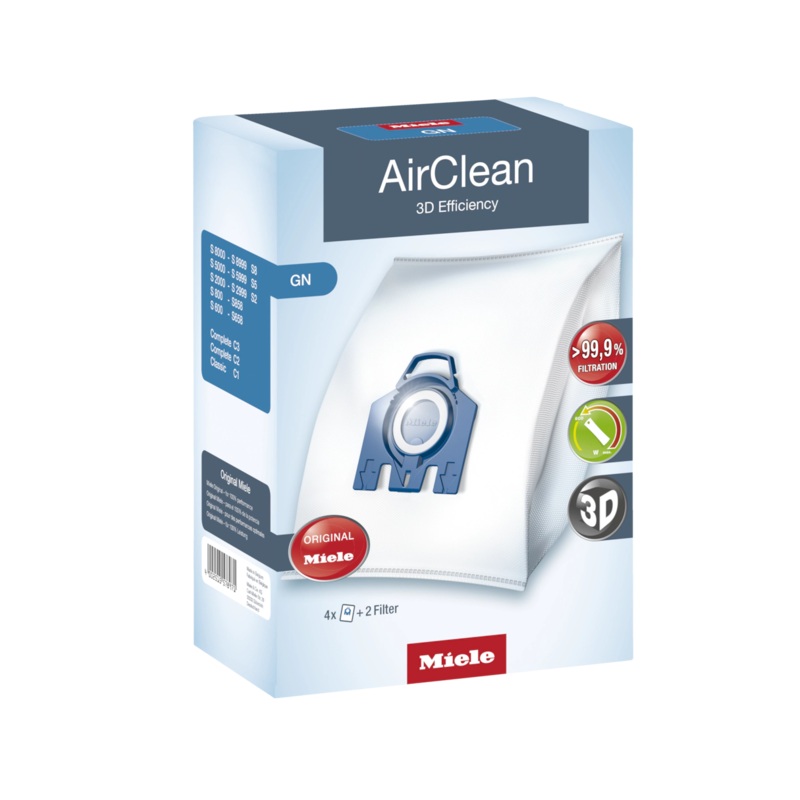 Miele AirClean 3D Efficiency FilterBags - GN 4 bags 10123210