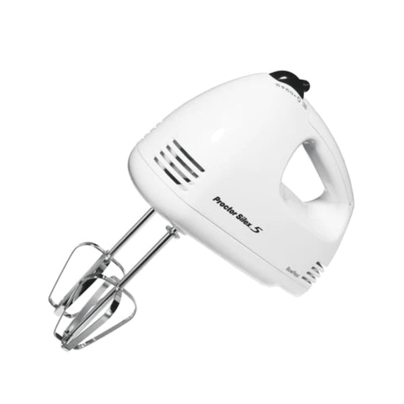 Proctor Silex 5 Speed 100 Watt Hand Mixer White
