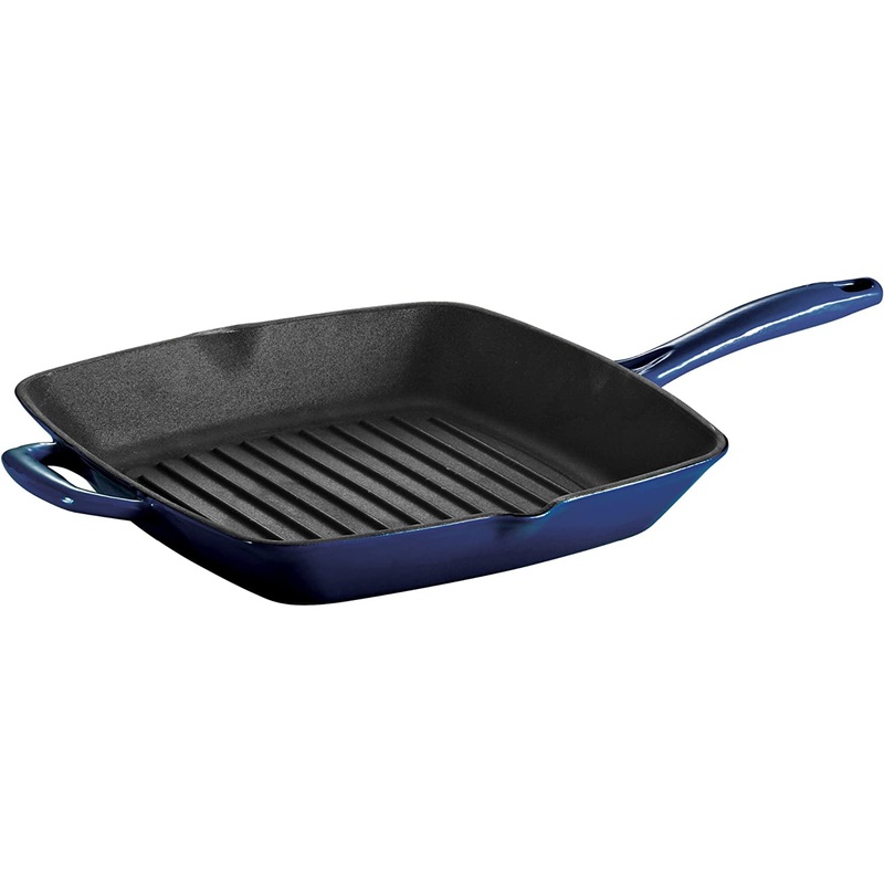 Tramontina Grill Pan Enameled Cast Iron 11-Inch