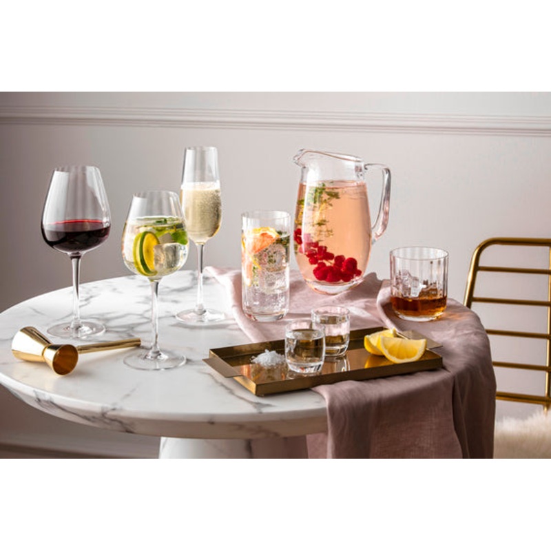 Villeroy & Boch Rose Garden Barware Collection Sets of Four