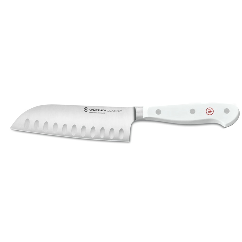 Wusthof Classic 5" Hollow Edge Santoku,  White 1040231314