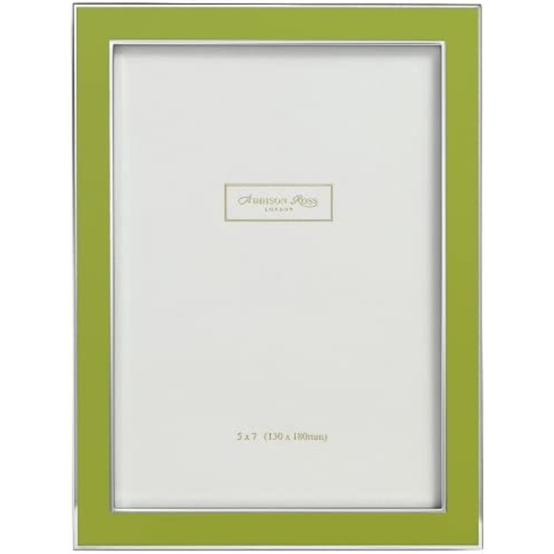 Addison Ross, Contemporary Photo Frame, 5x7, Lime Enamel