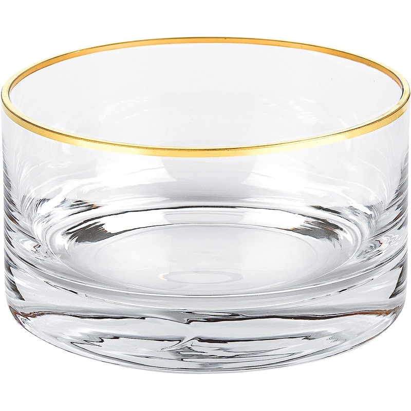Badash - Manhattan Mouth Blown Glass All Purpose Bowl