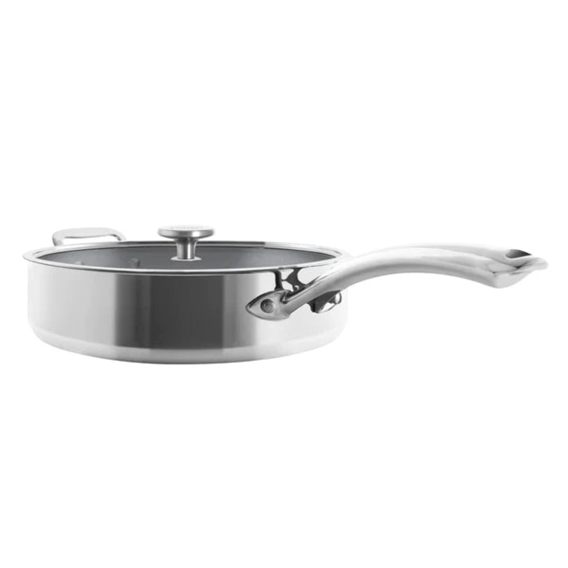 Chantal 3.Clad Saute Ceramic Coated Tri-Ply Polished 5 QT.