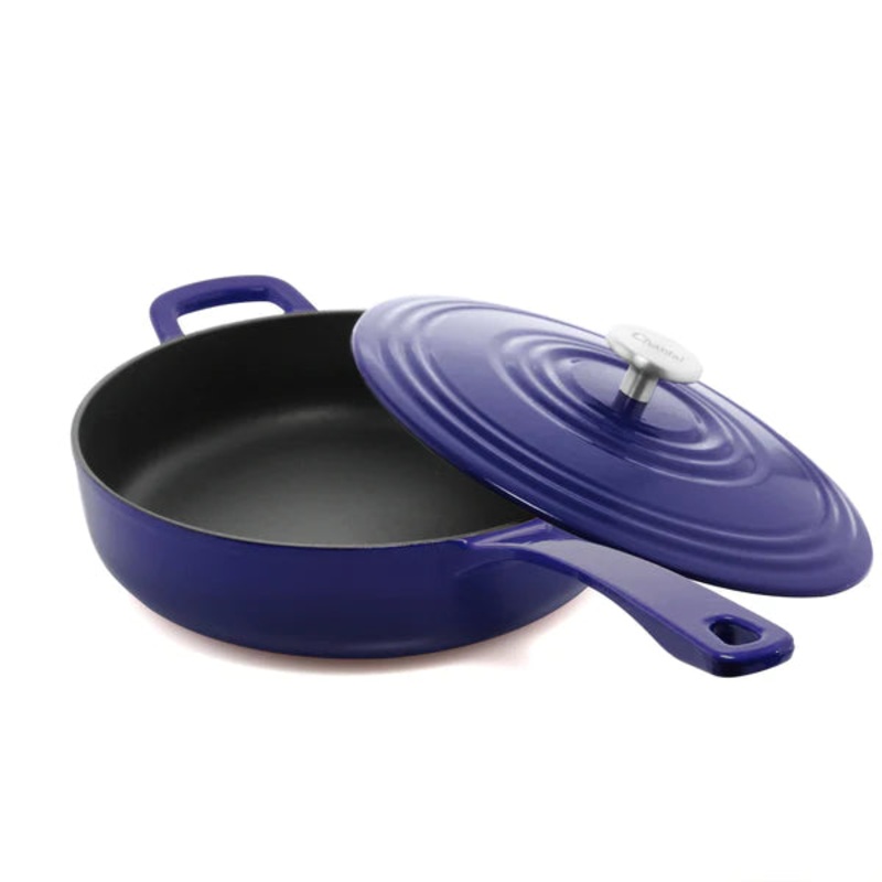 Chantal Enameled Cast Iron Saute Skillet 4 QT.