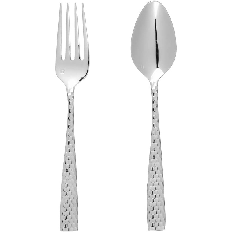 Fortessa Lucca Faceted 2 Piece Serving Set