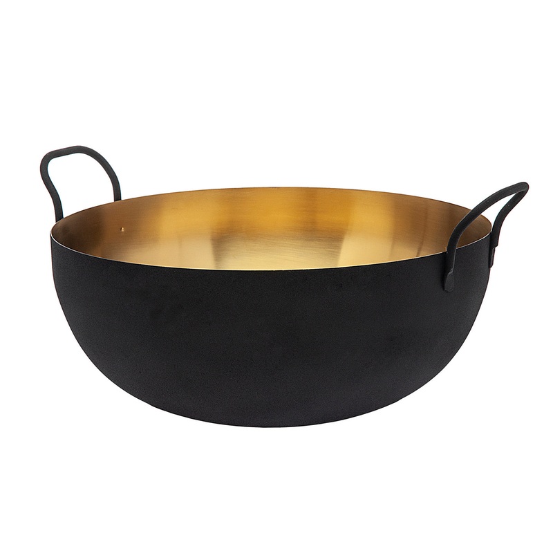 Godinger Encalmo Black & Gold Bowl