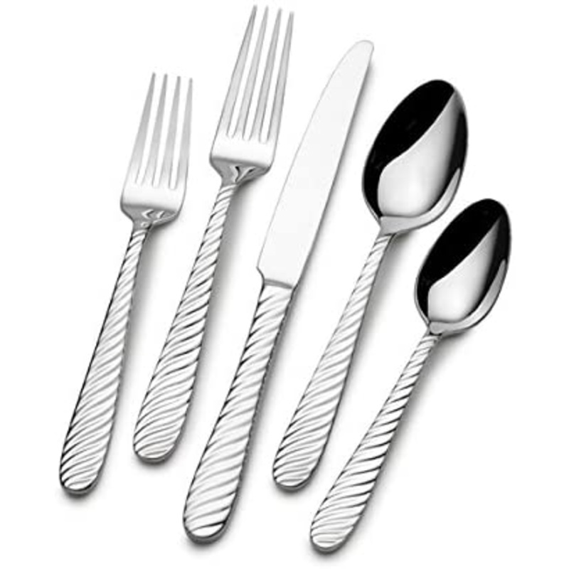 Mikasa Bonita 20 Piece Service for 4 18/10 Stainless Steel Flatware Set