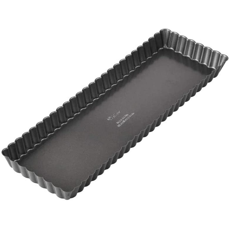 Wilton Extra Long Non-Stick Tart and Quiche Pan, 14 x 4.5-Inch