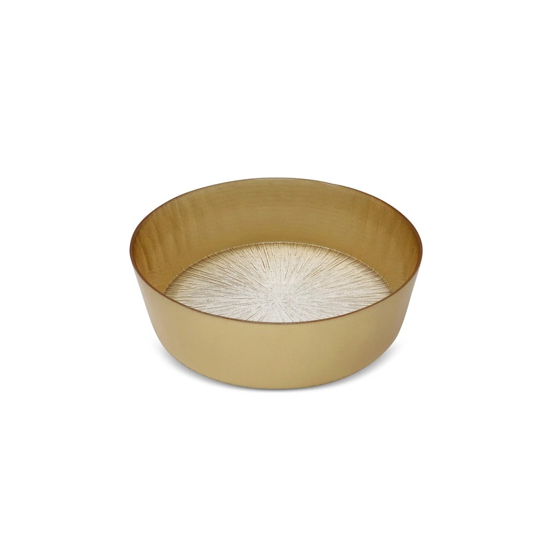 Classic Touch Bowl with Gold Wall/Border