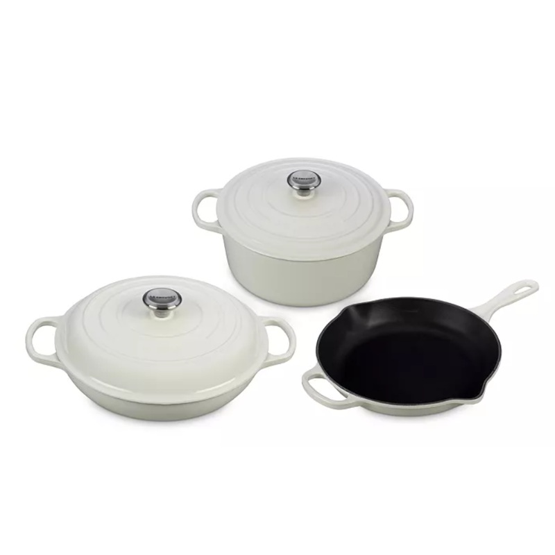 Le Creuset 5 Piece Signature Cast Iron Cookware Set