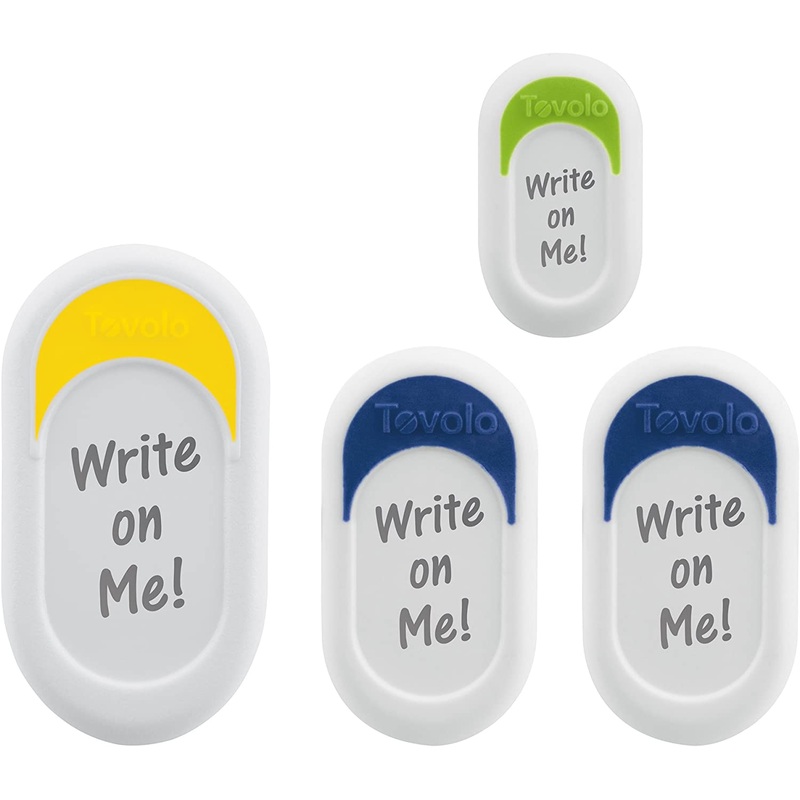 Tovolo Magnetic Utility Clips, Dry Erase Clip Assortment, Set of 5