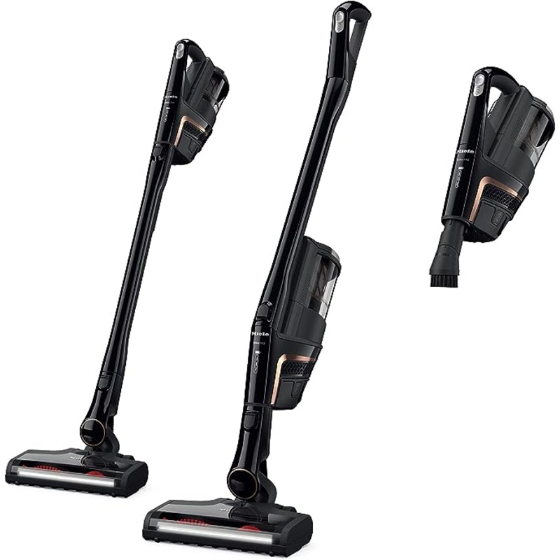 Miele Triflex HX2 Cat & Dog Cordless Stick Vacuum Cleaner, Obsidian Black / Rose Gold 11827010