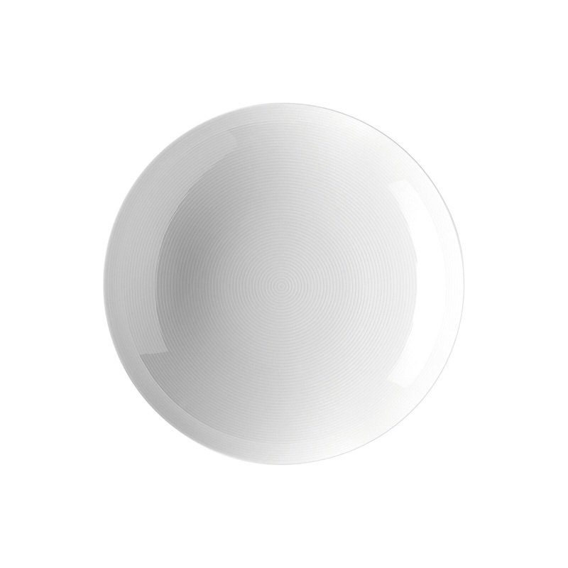 Rosenthal Loft White Rim Soup Bowl Round, 9.5 inch