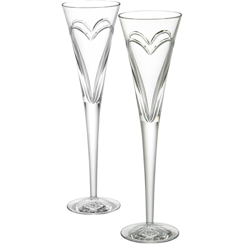 Waterford Wishes Love & Romance Toasting Flute, Pair