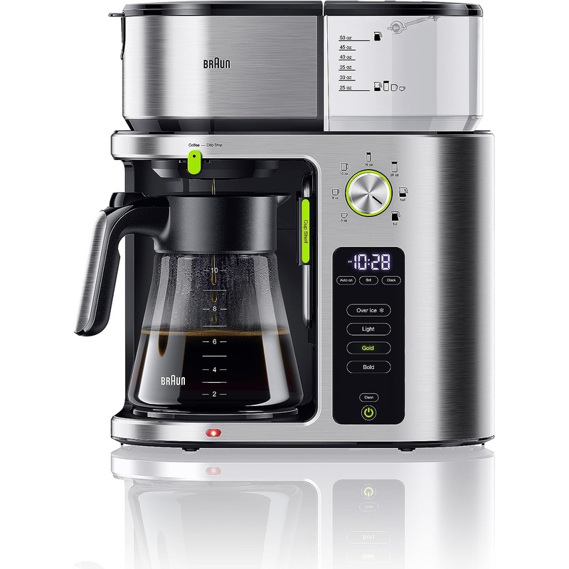 Braun KF9079SI Multiserve Coffee Maker, Stainless Steel