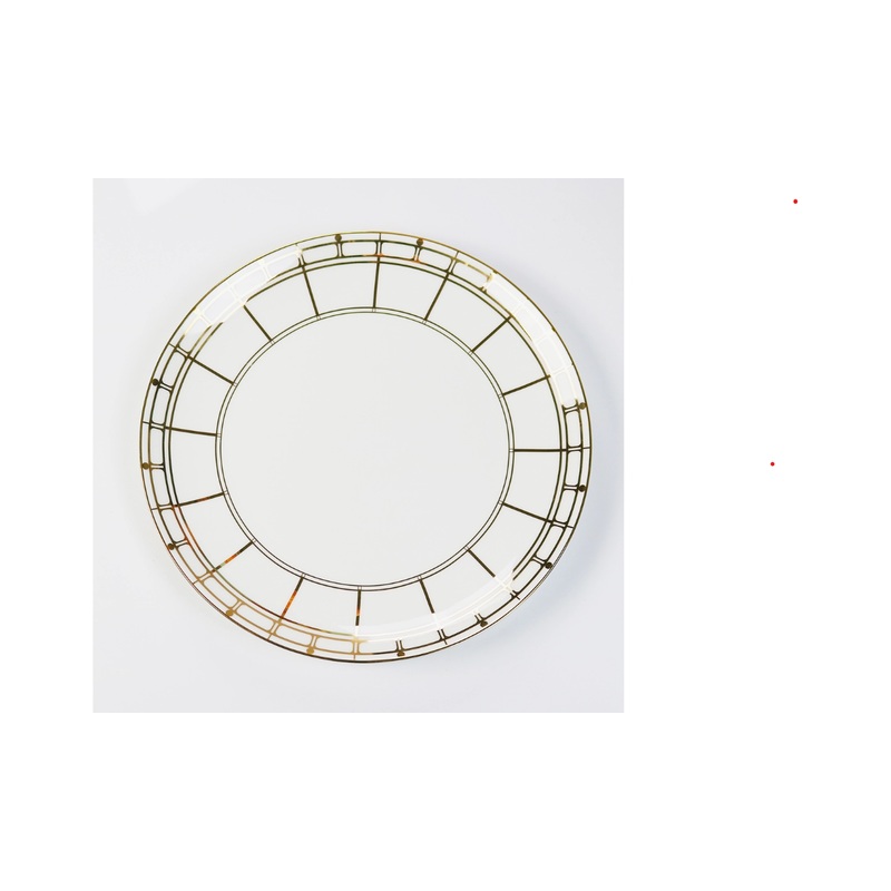 Little White Dish Gold Izmir Salad Plate, Set/4