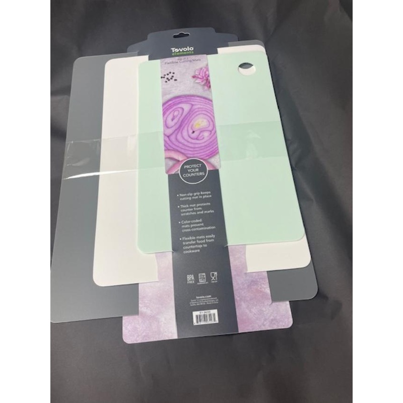Tovolo Elements Flexi Cutting Mats, Set of 3 Assorted Sizes