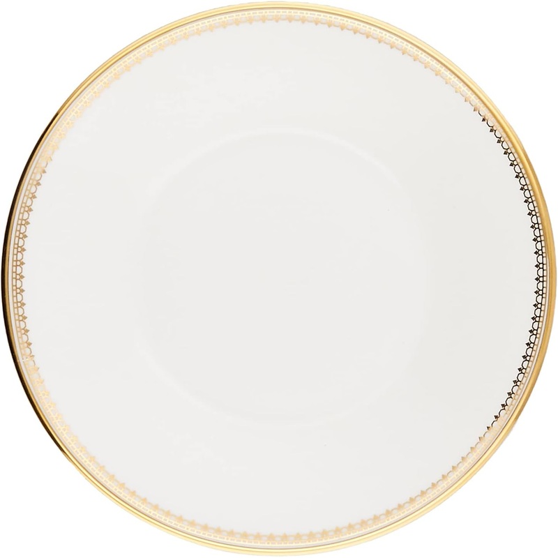 Wedgwood Vera Wang Lace Gold Dinnerware, Saucer, 5 inch dia