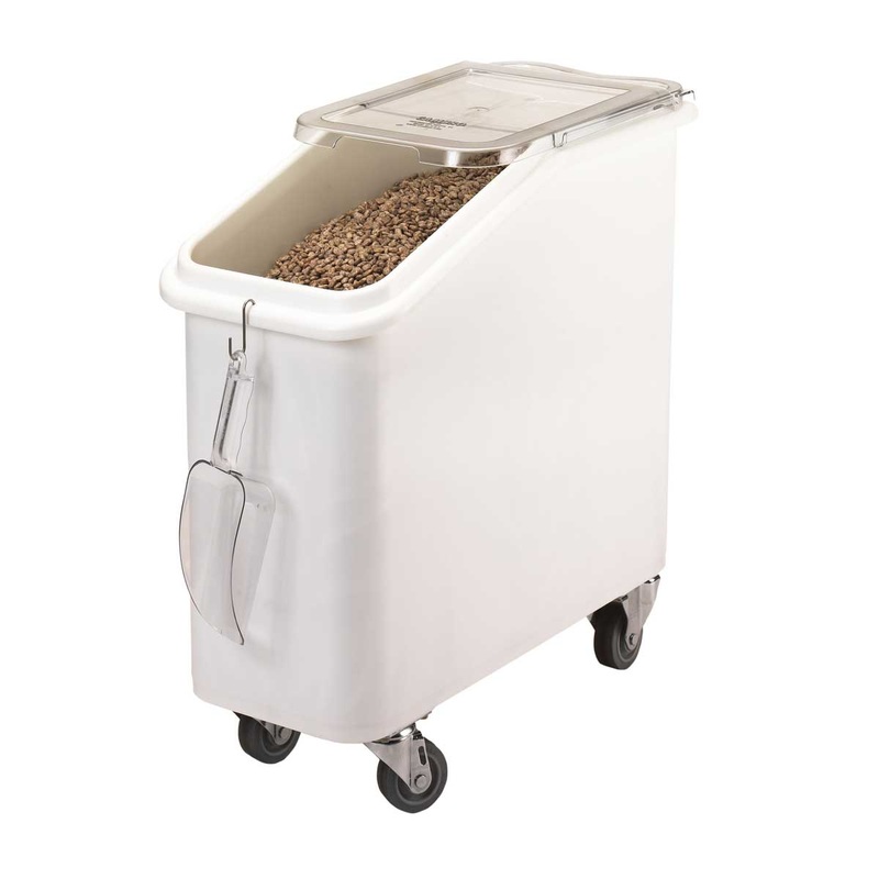 Cambro IBS20148 Slant Top Ingredient Bin w/ Hook, White, 21 gal.