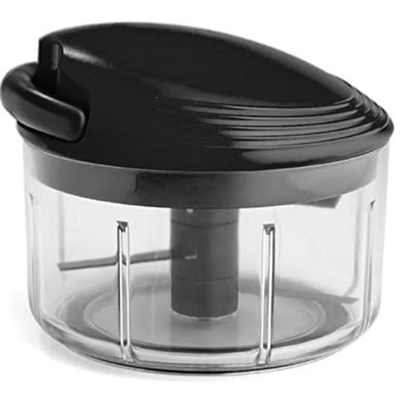 Kuhn Rikon Swiss Pull Chop Vegetable Chopper Black