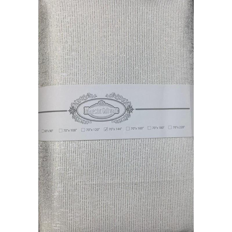 Majestic Giftware Jacquard Sandstone Tablecloth