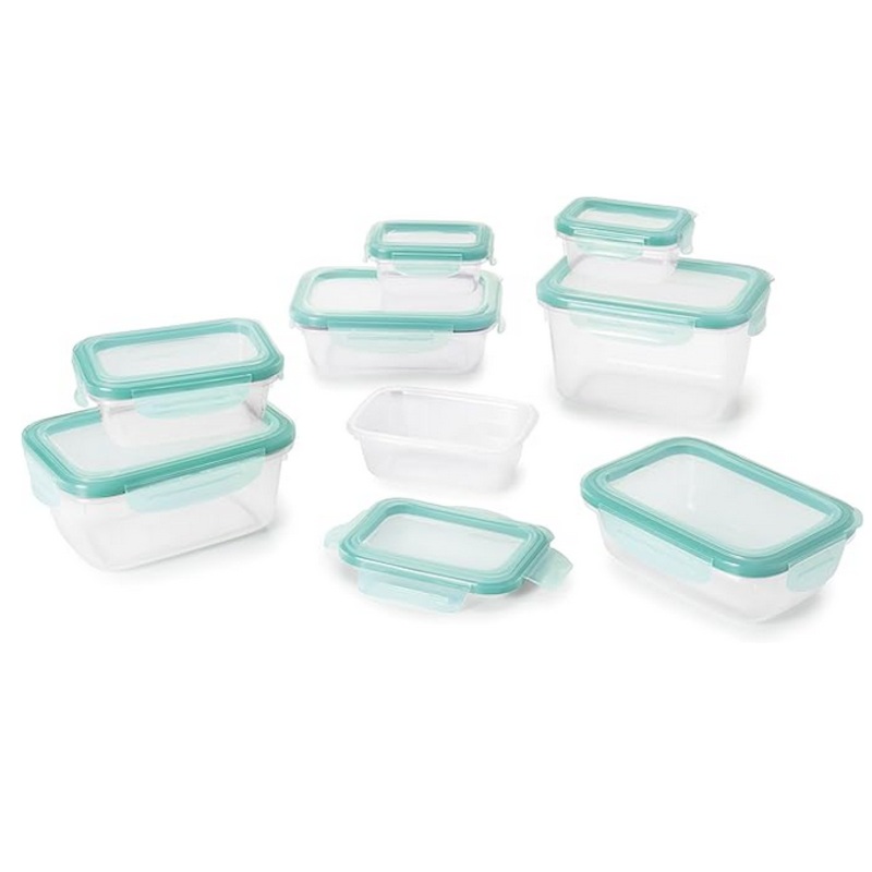 OXO Good Grips Smart Seal Leakproof Plastic Food Storage Container Set