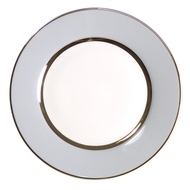 Royal Limoges Mak Grey Platinum Plates