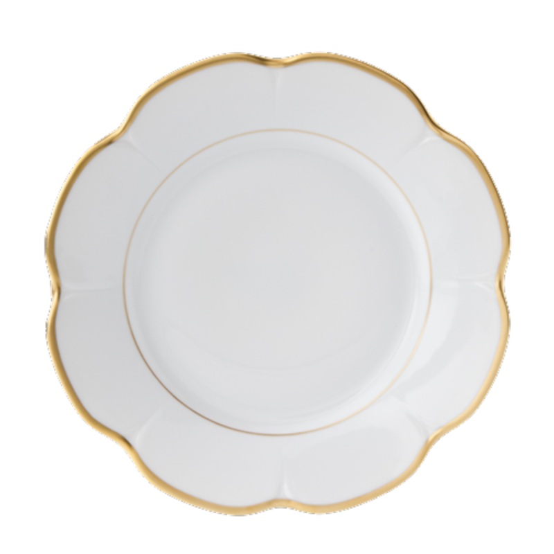 Royal Limoges Margaux Gold Nymphea Plates