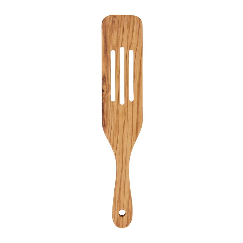 RSVP International Olive Wood Slotted Spurtle, Turner