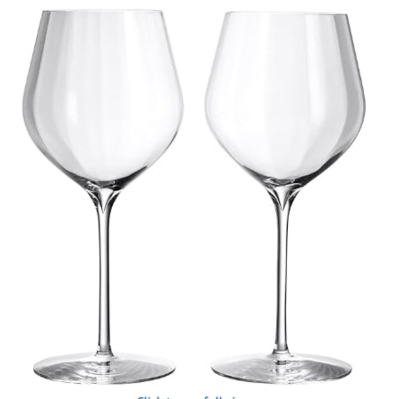 Waterford Elegance Optic Red Wine Glass, Set of 2