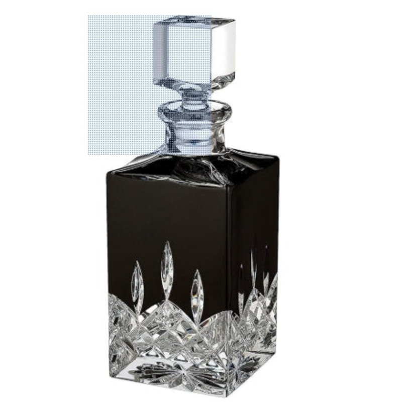 Waterford Lismore Black Square Decanter