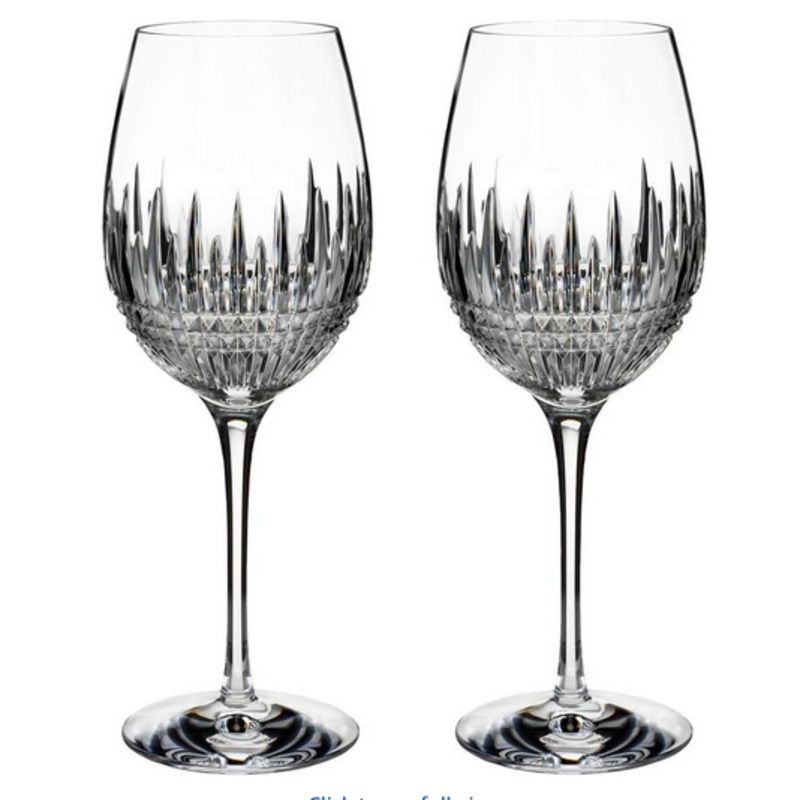 Waterford Lismore Diamond Essence Goblet, Set of 2