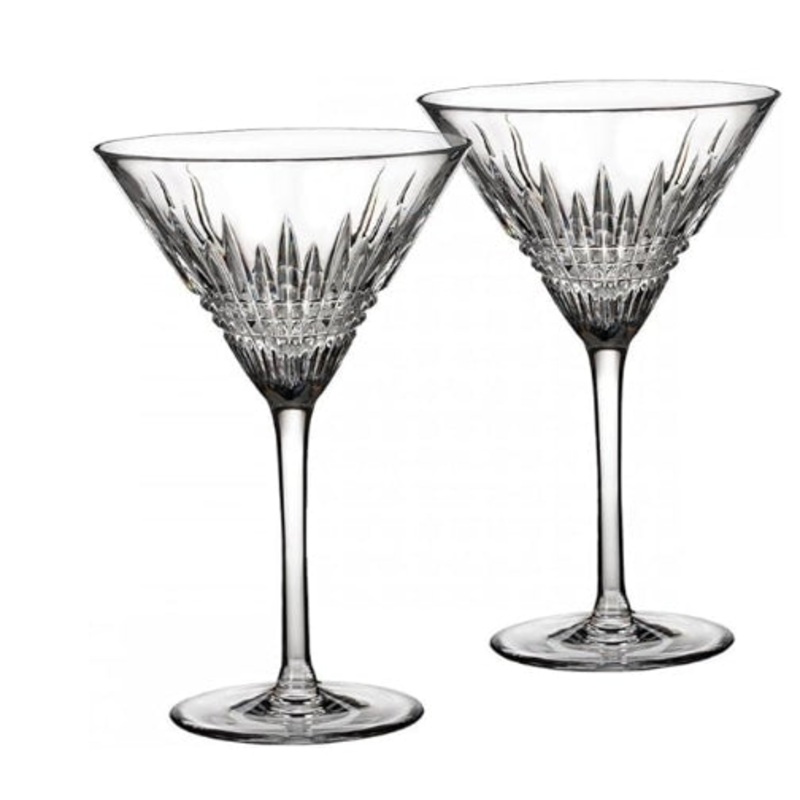 Waterford Lismore Diamond Martini Glass, Set of 2