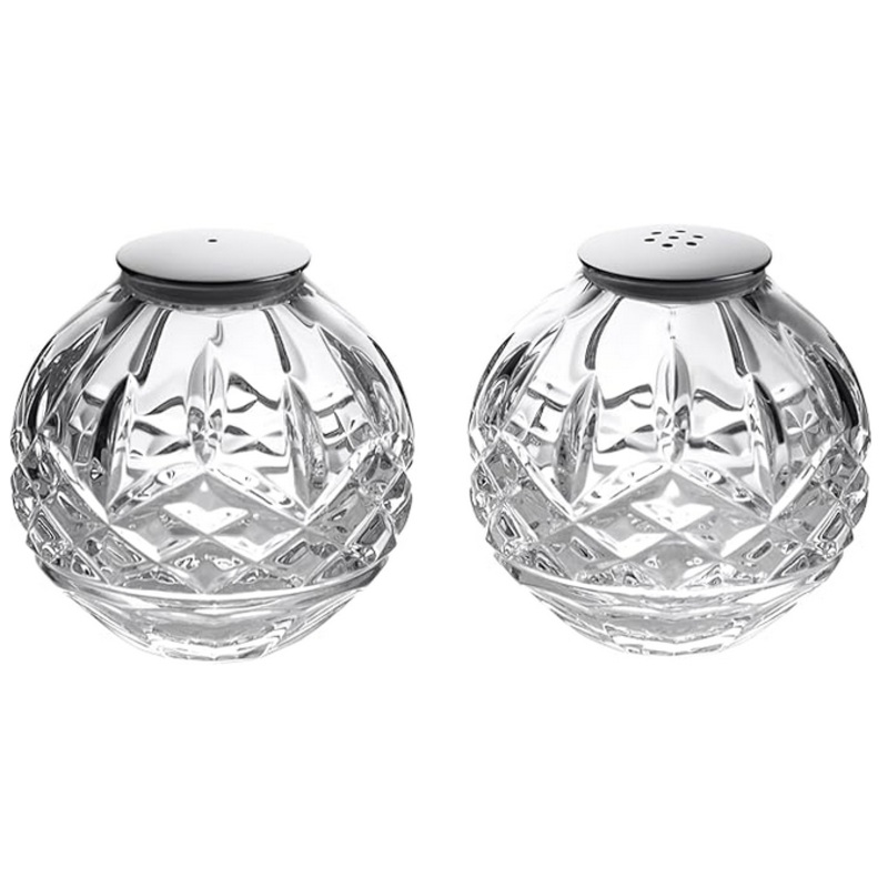 Waterford Lismore Sphere Salt & Pepper Set, 2.7in, Clear