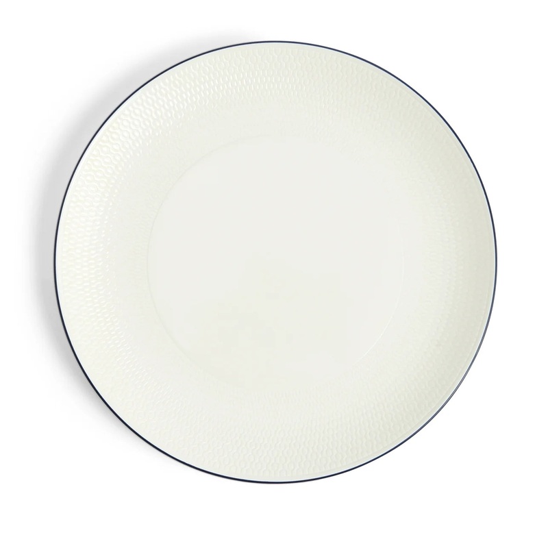 Wedgwood Gio Blue Line Dinnerware, Dinner Plate, 11 inch