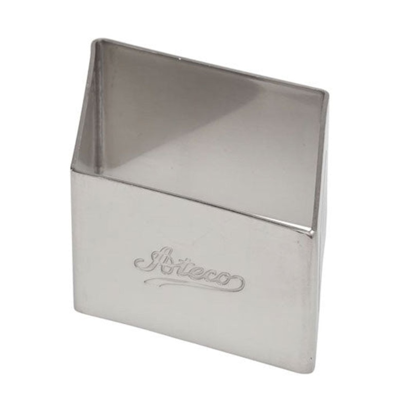 Ateco 4908 Stainless Steel Diamond Shaped Form, 3-1/2"