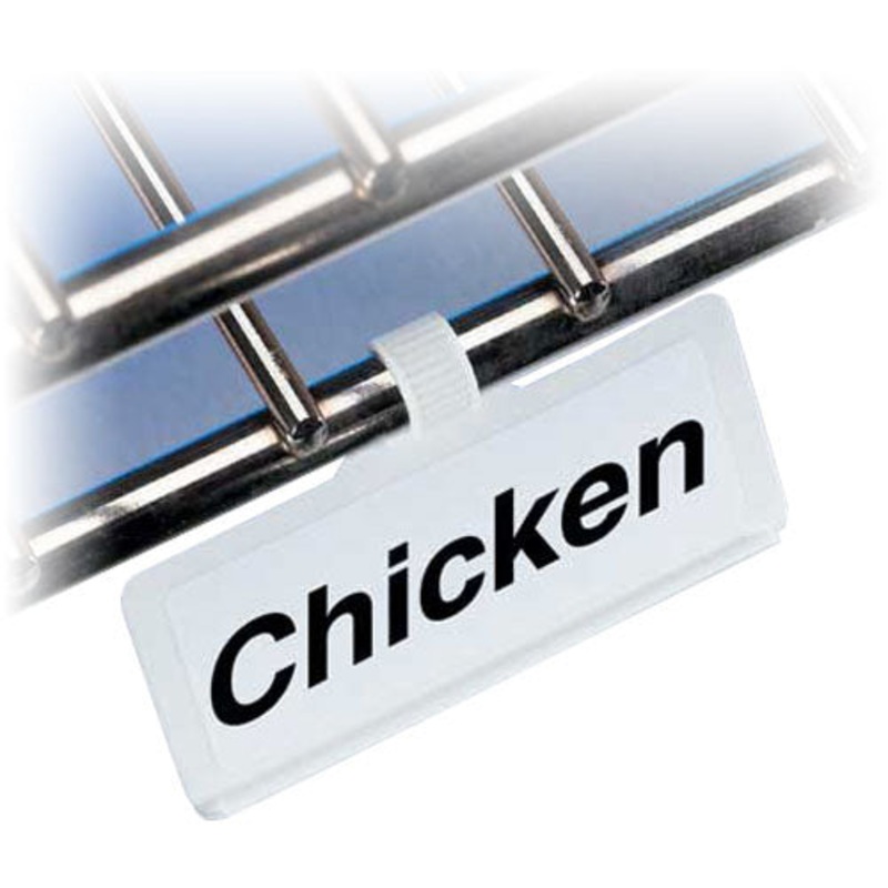 DayMark 110565 Shelf Label Holder Tags, Clip On, Pack of 25
