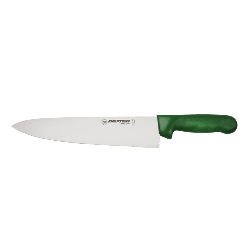 Dexter S145-10G-PCP Sani-Safe Chef's Knife, Green, 10"