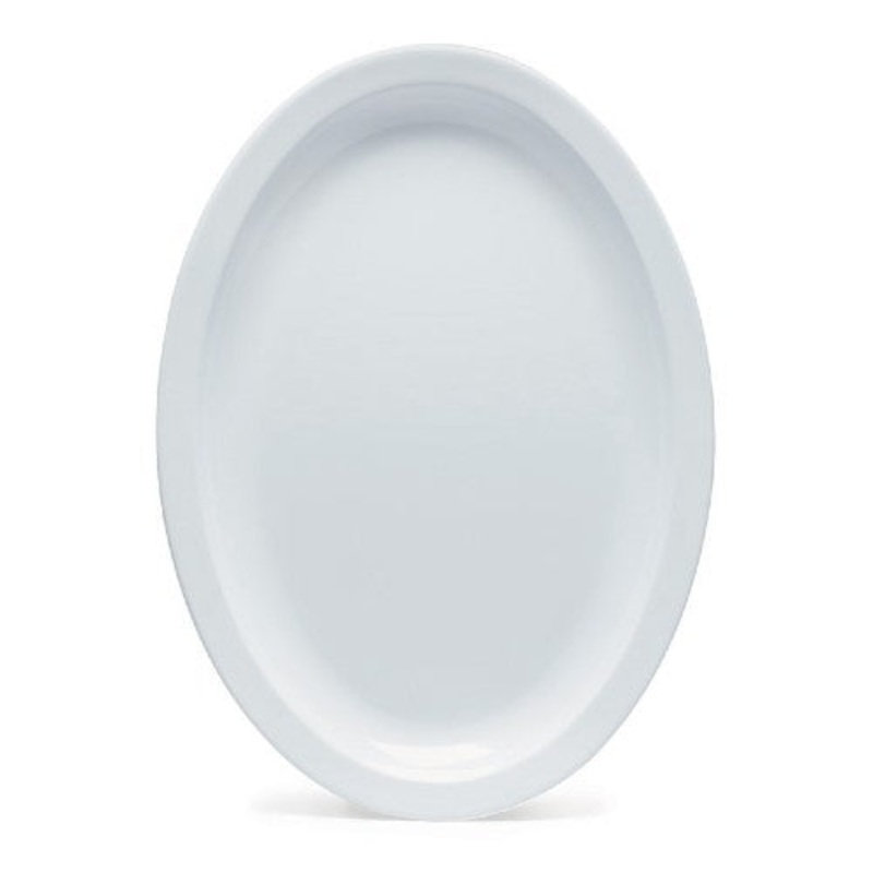 GET SPOP612W Supermel Platter, 11-3/4" x 8-1/4", Oval, Case of 12
