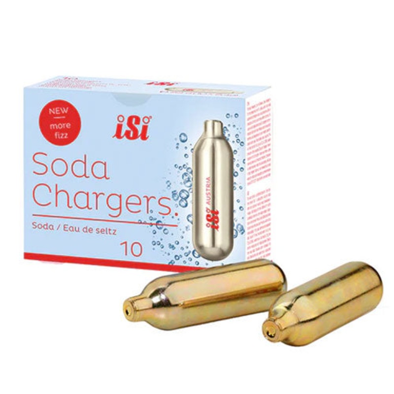 iSi 000499 CO2 Chargers for Soda Siphon, Box of 10