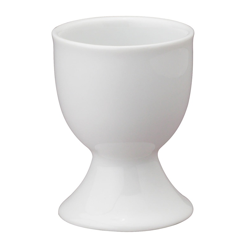 Porcelain Single Egg Cup, White, 2-1/2" x 2"