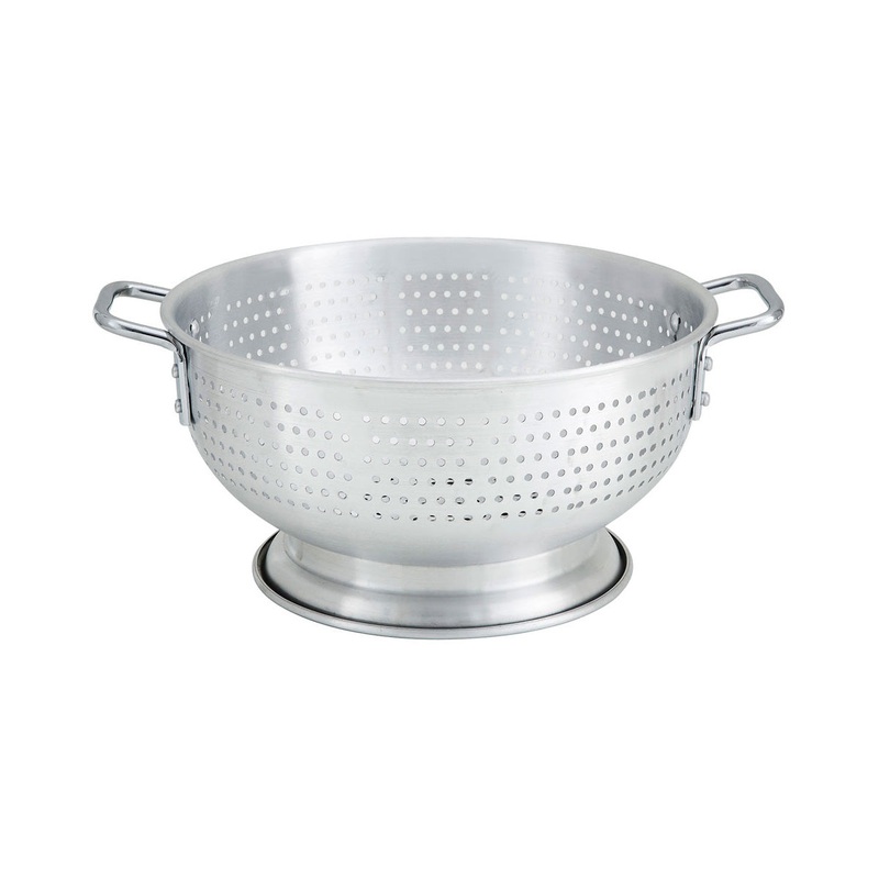Aluminum Colander w/ Base & Handles, 11 qt.