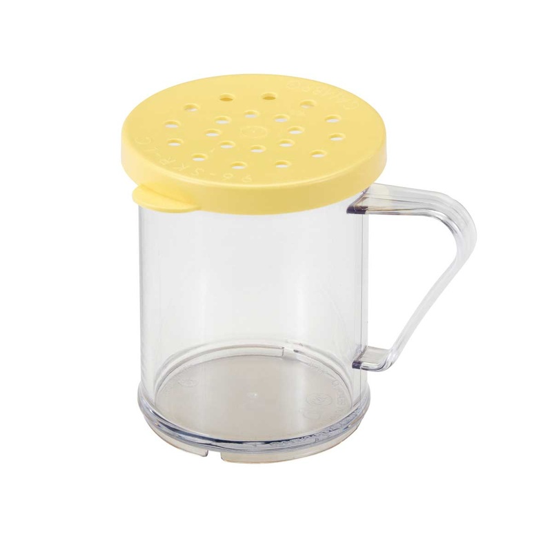 Cambro 96SKRC135 Camwear Shaker / Dredge w/ Cheese Lid, 10 oz.