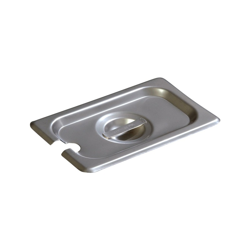 Carlisle 607190CS DuraPan Slotted Handled Cover, 1/9 Size