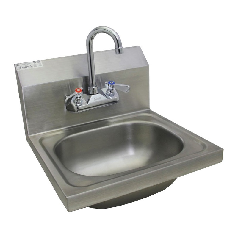 GSW HS-1615W Wide Wall Mounted Hand Sink