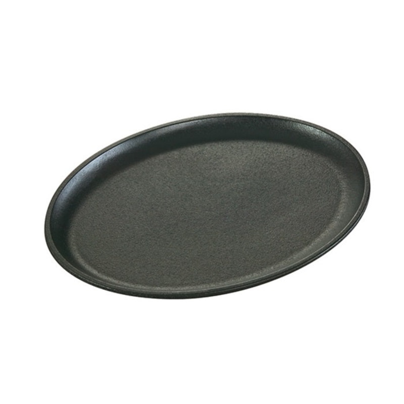 Lodge LJOSH3 Oval Cast Iron Serving Griddle, 13"