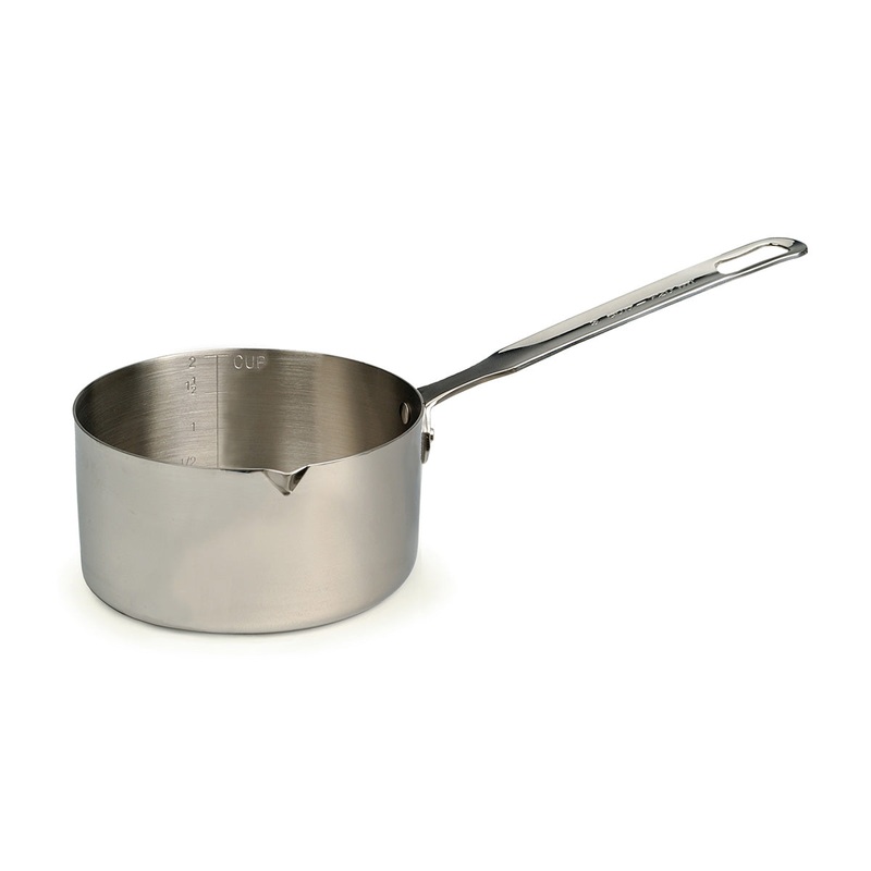 RSVP International MEA-200 Measuring Cup / Mini Sauce Pot, 2 cup